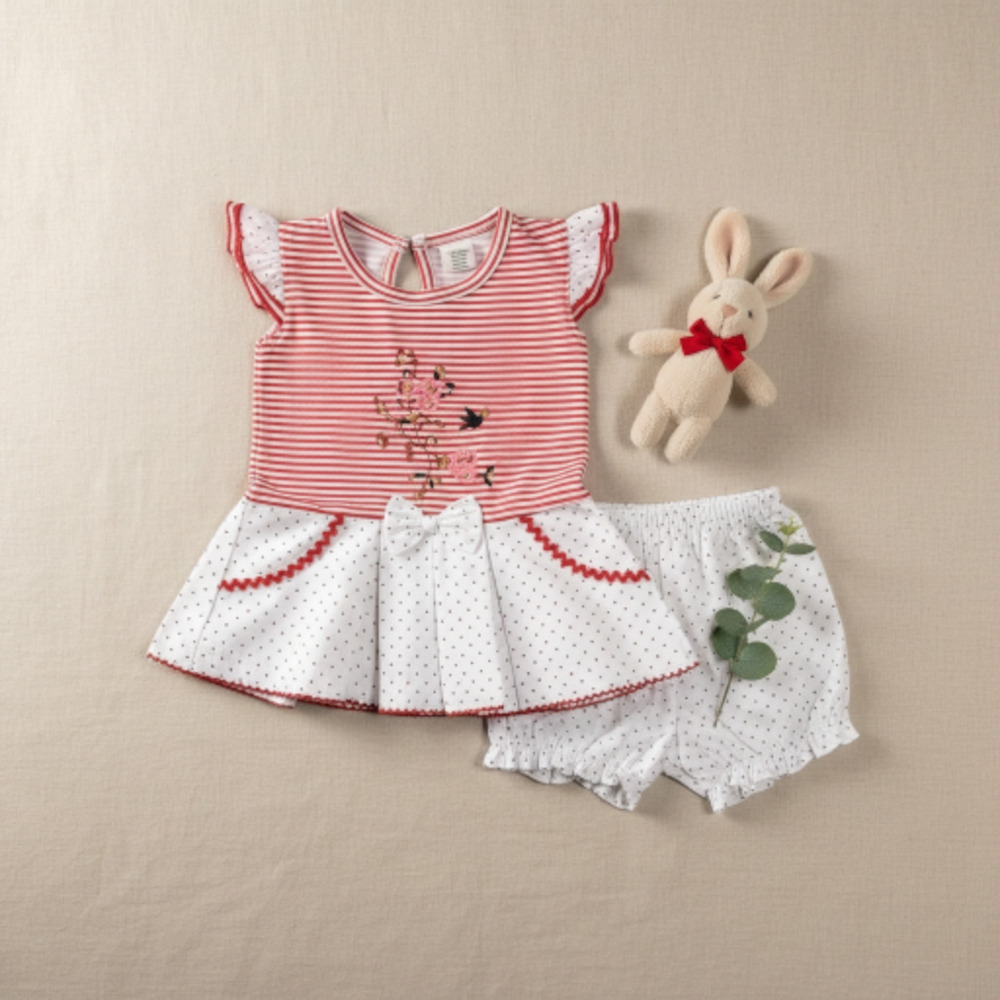 New Without Tags Baby Girl outfit set Shirt and Shorts Size 3 6 months